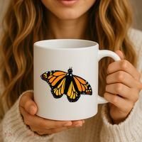 Monarch Butterfly Pocket By Milkweed Mavens Nature Coffee Mug thumb 3
