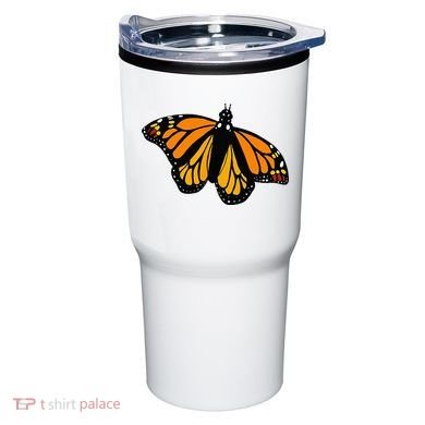 Monarch Butterfly Pocket By Milkweed Mavens Nature Tumbler