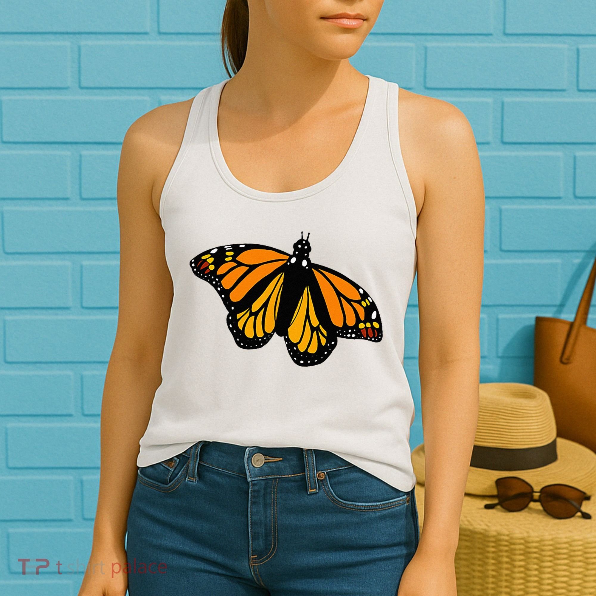 Monarch Butterfly Pocket By Milkweed Mavens Nature Women's Tank Top