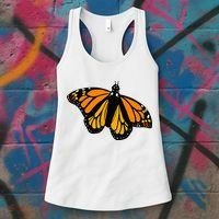 Monarch Butterfly Pocket By Milkweed Mavens Nature Women's Tank Top thumb 3