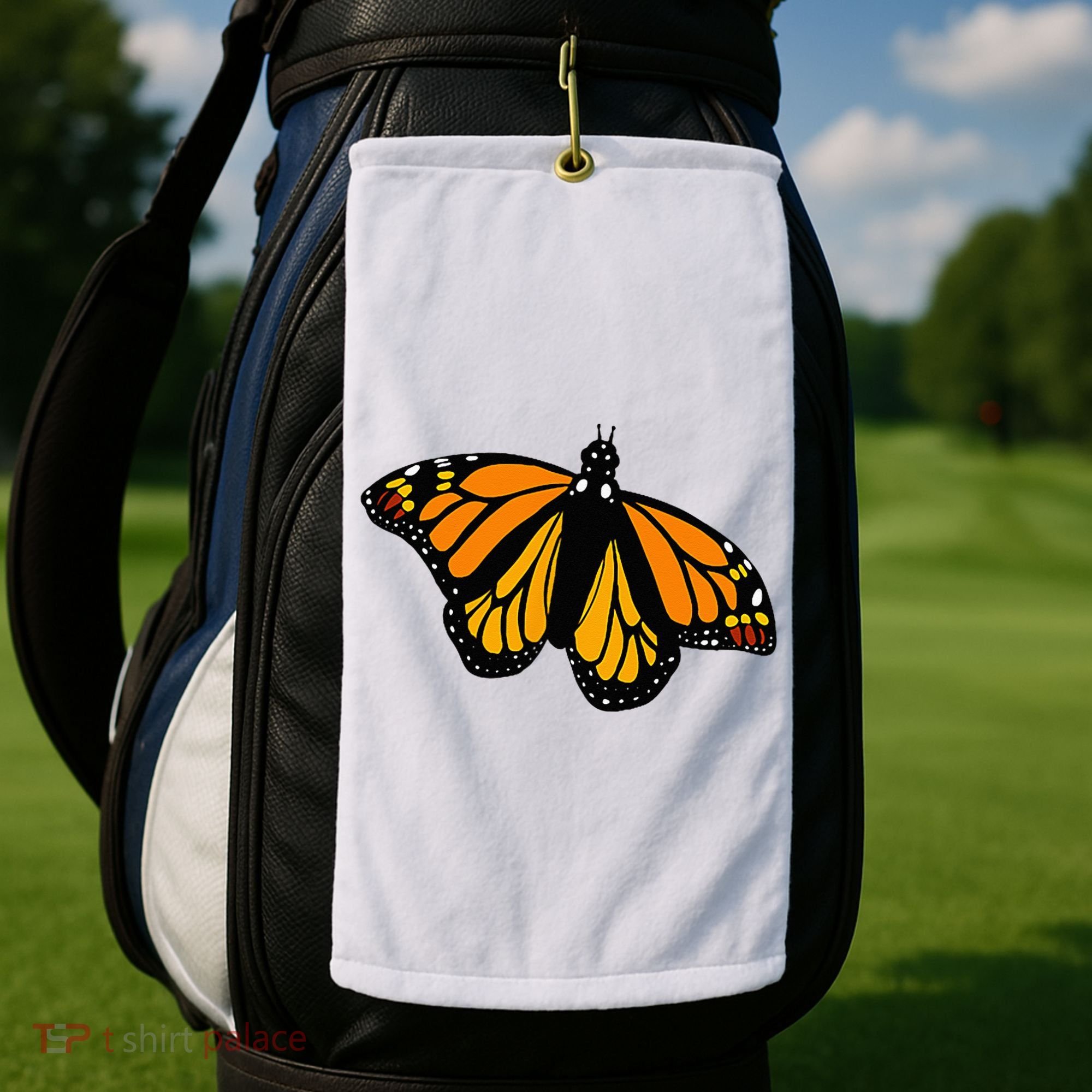 Monarch Butterfly Pocket By Milkweed Mavens Nature Golf Towel