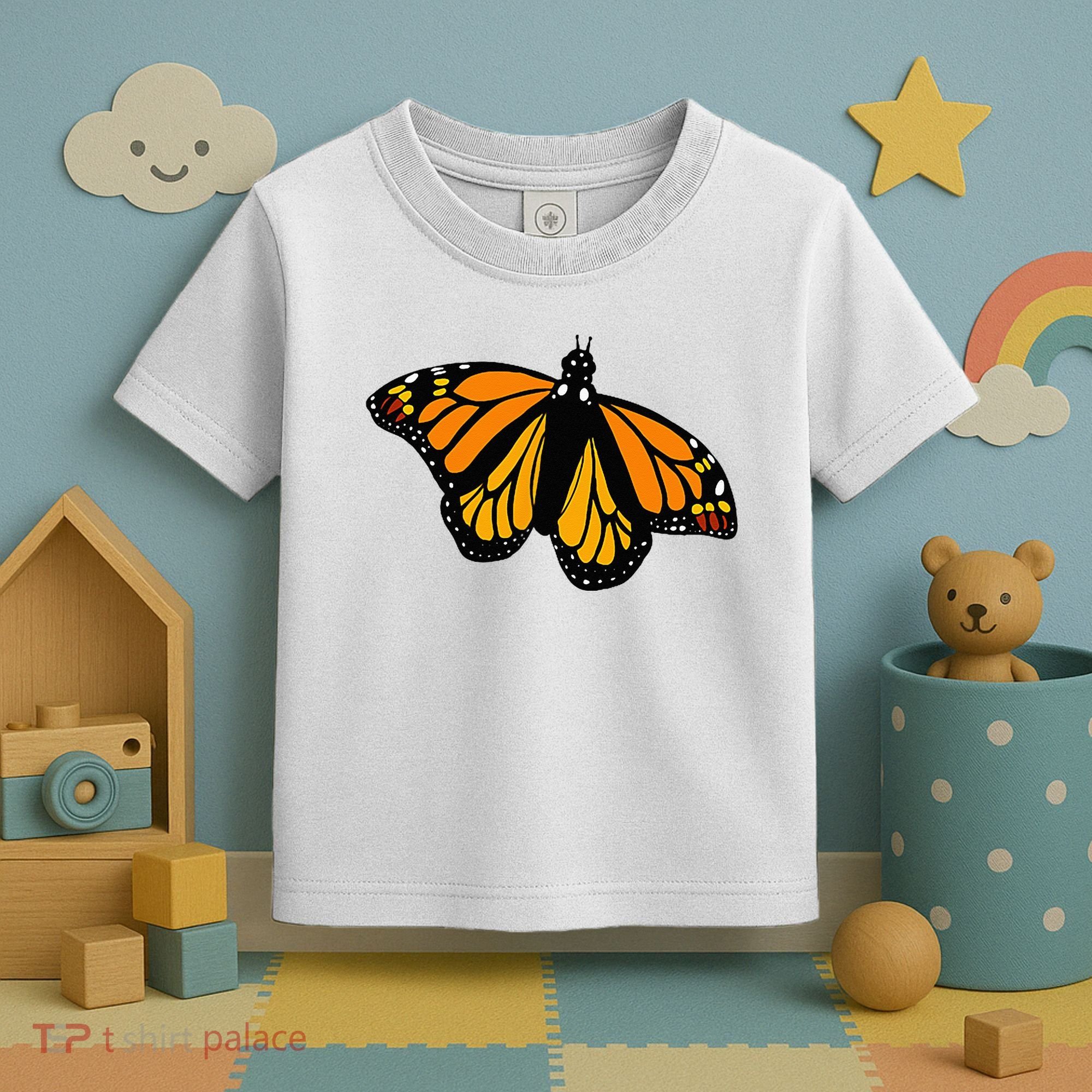 Monarch Butterfly Pocket By Milkweed Mavens Nature Toddler T-Shirt
