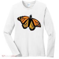 Monarch Butterfly Pocket By Milkweed Mavens Nature Women's Long Sleeve Shirt thumb 0