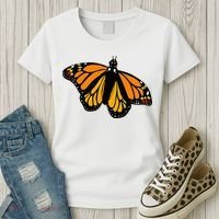 Monarch Butterfly Pocket By Milkweed Mavens Nature Women's T-Shirt thumb 3