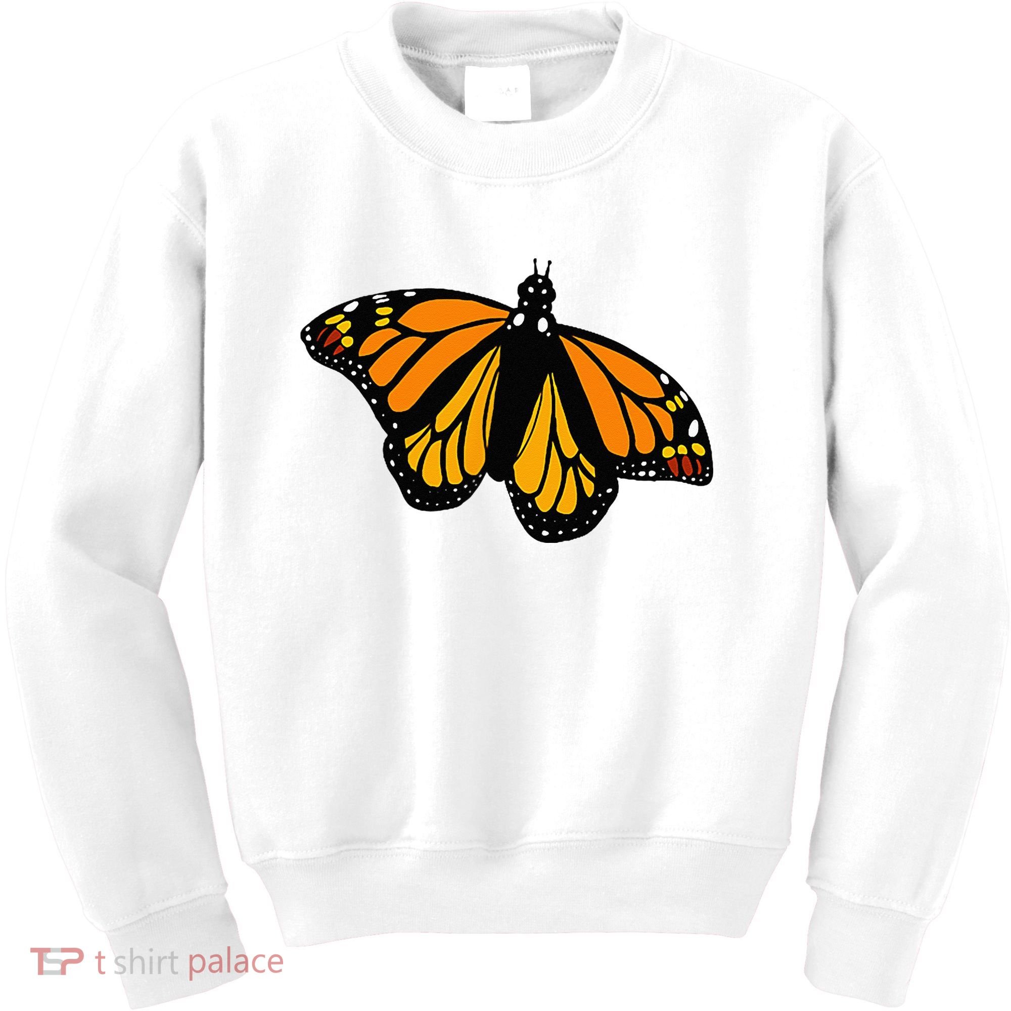 Monarch Butterfly Pocket By Milkweed Mavens Nature Kids Sweatshirt