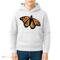Monarch Butterfly Pocket By Milkweed Mavens Nature Kids Hoodie thumb 4