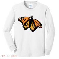 Monarch Butterfly Pocket By Milkweed Mavens Nature Kids Long Sleeve Shirt thumb 0