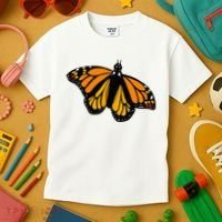 Monarch Butterfly Pocket By Milkweed Mavens Nature Kids T-Shirt thumb 3