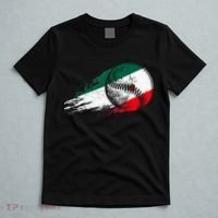 Mexican Baseball Player Mexico Flag Baseball Lover T-Shirt thumb 5