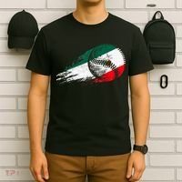 Mexican Baseball Player Mexico Flag Baseball Lover T-Shirt thumb 6