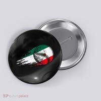 Mexican Baseball Player Mexico Flag Baseball Lover Button thumb 0
