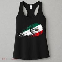 Mexican Baseball Player Mexico Flag Baseball Lover Women's Tank Top thumb 3