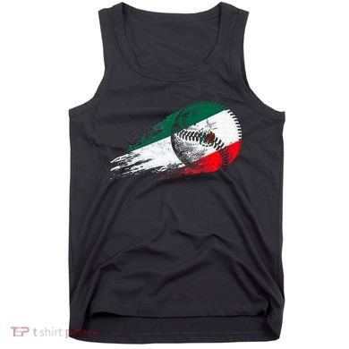 Mexican Baseball Player Mexico Flag Baseball Lover Tank Top