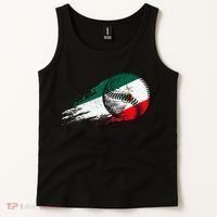Mexican Baseball Player Mexico Flag Baseball Lover Tank Top thumb 2