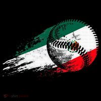 Mexican Baseball Player Mexico Flag Baseball Lover Kids Sweatshirt thumb 2