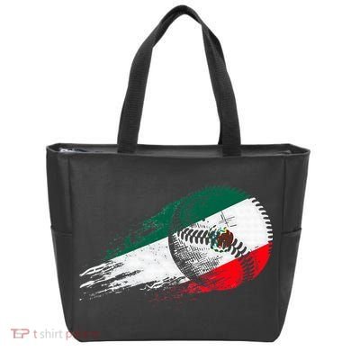 Mexican Baseball Player Mexico Flag Baseball Lover Tote Bag