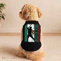 Mexican Baseball Player Mexico Flag Baseball Fans Doggie Tank thumb 2