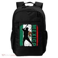 Mexican Baseball Player Mexico Flag Baseball Fans Backpack thumb 0