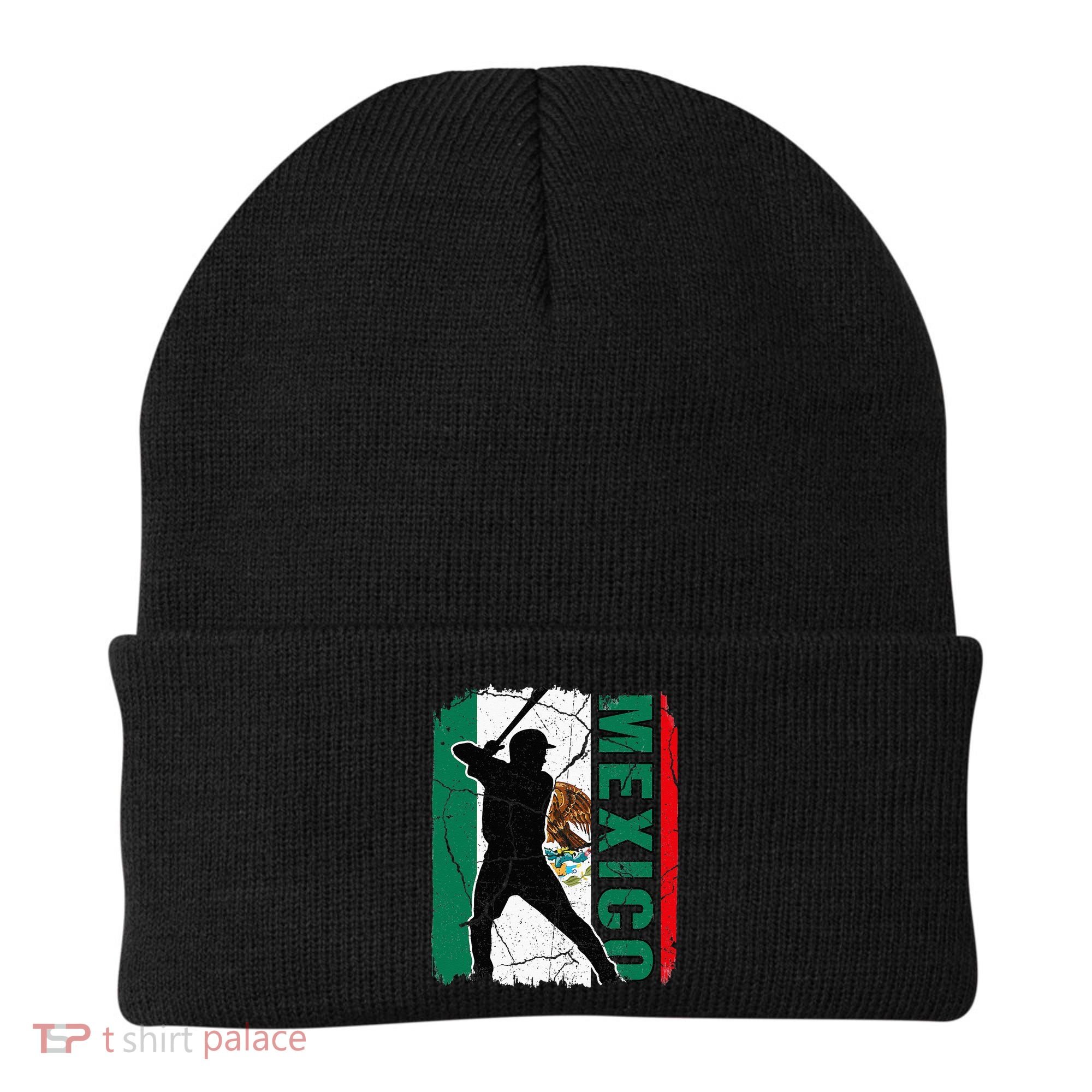 Mexican Baseball Player Mexico Flag Baseball Fans Beanie