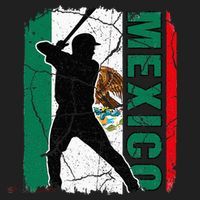 Mexican Baseball Player Mexico Flag Baseball Fans Beanie thumb 2
