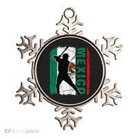 Mexican Baseball Player Mexico Flag Baseball Fans Ornament thumb 0