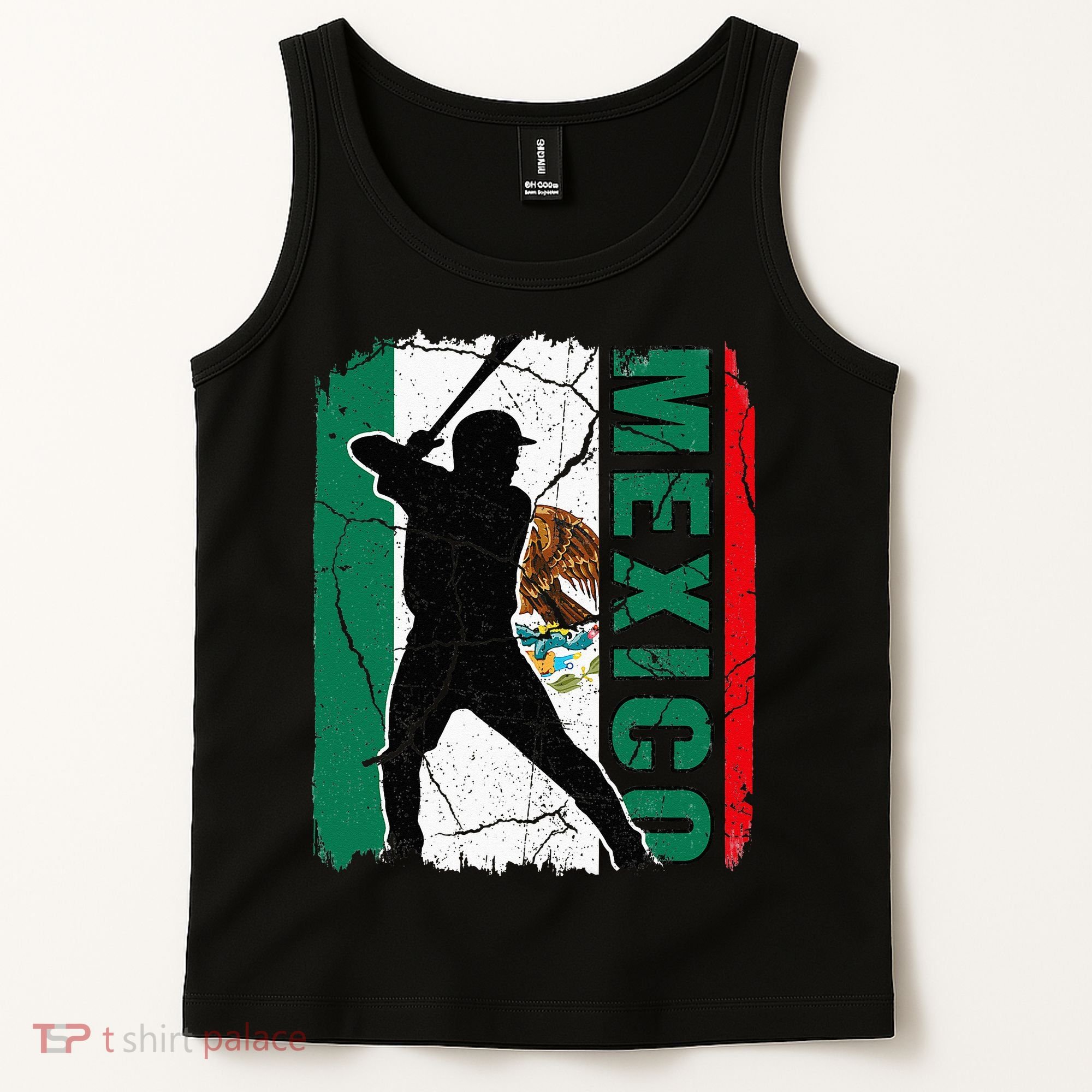 Mexican Baseball Player Mexico Flag Baseball Fans Tank Top