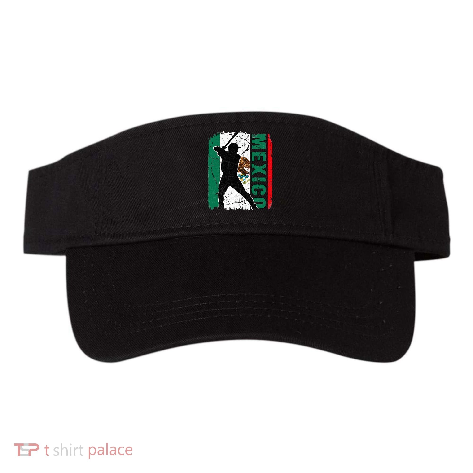 Mexican Baseball Player Mexico Flag Baseball Fans Visor