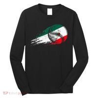 Mexican Baseball Player Mexico Flag Baseball Lover Long Sleeve Shirt thumb 0