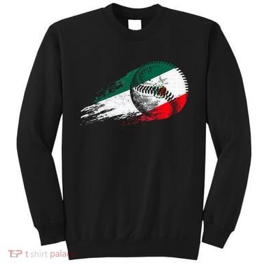 Mexican Baseball Player Mexico Flag Baseball Lover Sweatshirt