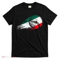 Mexican Baseball Player Mexico Flag Baseball Lover T-Shirt thumb 0