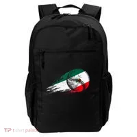 Mexican Baseball Player Mexico Flag Baseball Lover Backpack thumb 0