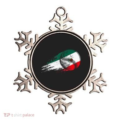 Mexican Baseball Player Mexico Flag Baseball Lover Ornament