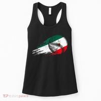 Mexican Baseball Player Mexico Flag Baseball Lover Women's Tank Top thumb 0