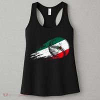 Mexican Baseball Player Mexico Flag Baseball Lover Women's Tank Top thumb 3