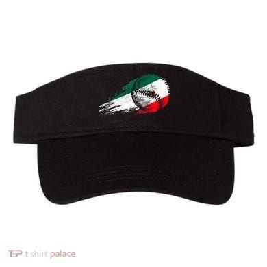 Mexican Baseball Player Mexico Flag Baseball Lover Visor