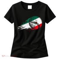 Mexican Baseball Player Mexico Flag Baseball Lover Women's T-Shirt thumb 0