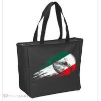 Mexican Baseball Player Mexico Flag Baseball Lover Tote Bag thumb 2