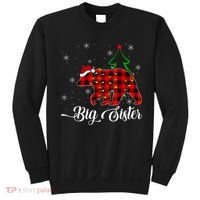 Matching Buffalo Plaid Christmas BigSister Bear Pajama Sweatshirt thumb 0