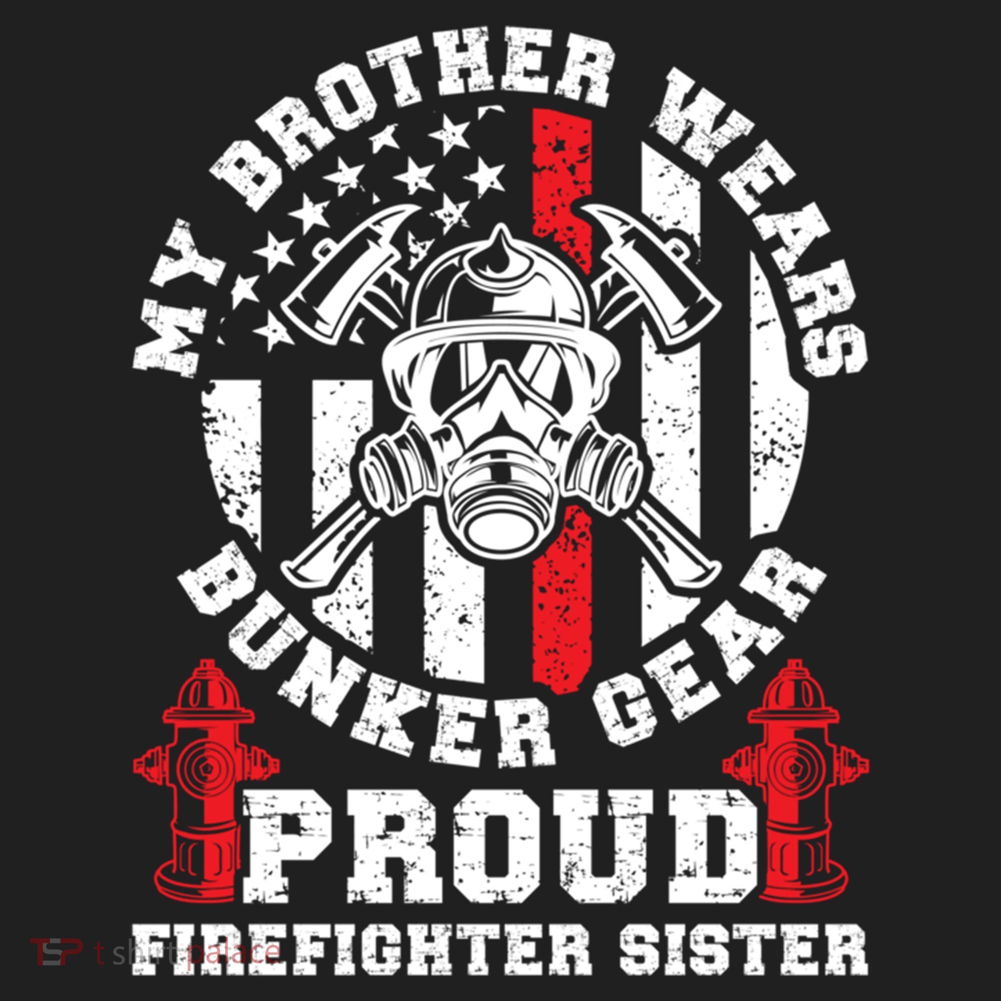 My Brother Proud Firefighter Sister Of A Fire Sister Gift Beanie