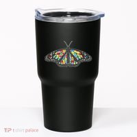 Monarch Butterfly Puzzle Autism Awareness Support Gift Tumbler thumb 0