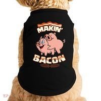 Makin Bacon Pig Funny Meatatarian Zany Brainy Doggie Tank thumb 0