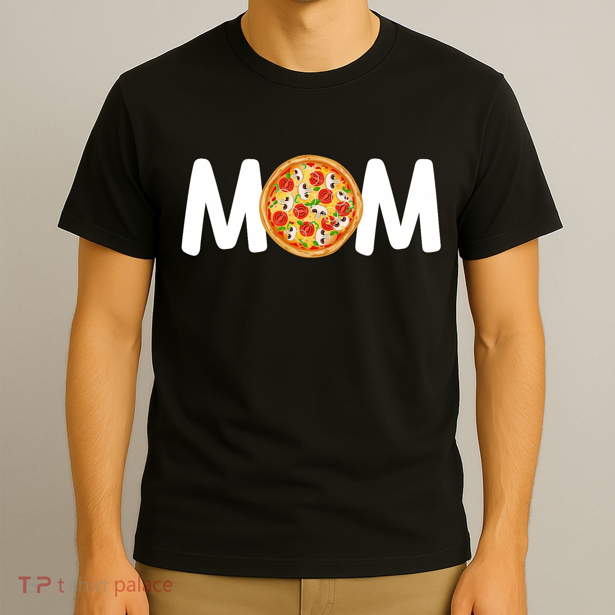 Mom Birthday Pizza 1st Birthday Pizza Family Matching Party  T-Shirt