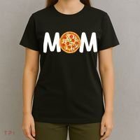 Mom Birthday Pizza 1st Birthday Pizza Family Matching Party  T-Shirt thumb 4