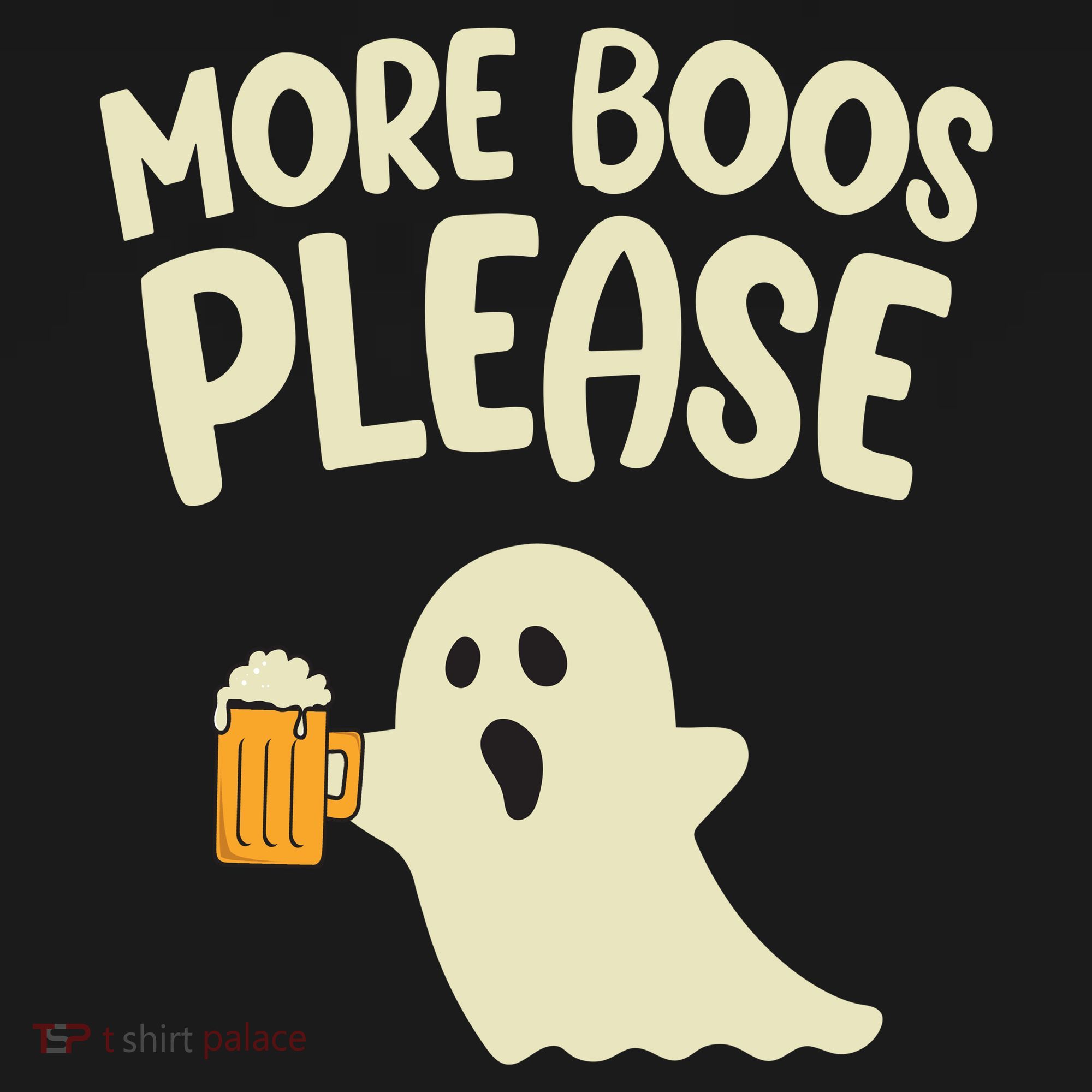 More Boos Please Cute Funny Halloween Ghost Party Apron