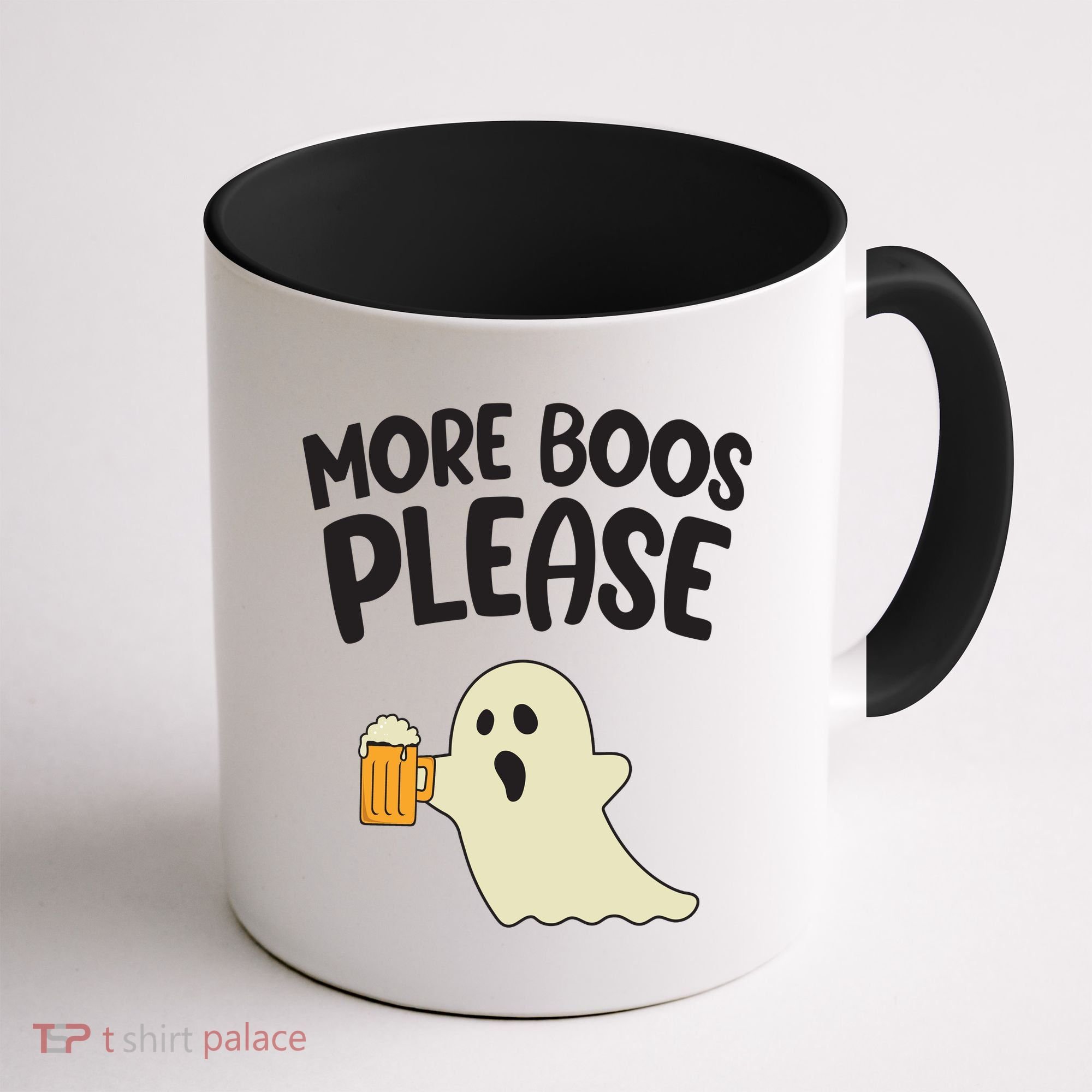 More Boos Please Cute Funny Halloween Ghost Party Coffee Mug