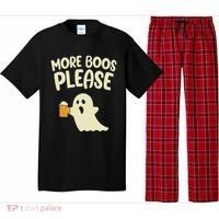 More Boos Please Cute Funny Halloween Ghost Party Pajama Set thumb 0