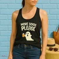 More Boos Please Cute Funny Halloween Ghost Party Women's Tank Top thumb 2
