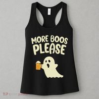 More Boos Please Cute Funny Halloween Ghost Party Women's Tank Top thumb 3