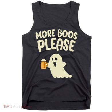 More Boos Please Cute Funny Halloween Ghost Party Tank Top