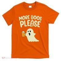 More Boos Please Cute Funny Halloween Ghost Party T-Shirt thumb 0